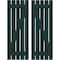 Ekena Millwork Americraft 5-Board (2 Batten) Wood Spaced Board-n-Batten Shutters w/ Z-Bar, ARW102SB519X77FGH, PR ARW102SB519X77FGH - alternate 1